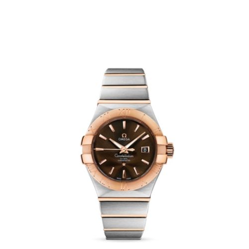 Omega Constellation Co-Axial 31 Stainless Steel / Red Gold / Brown